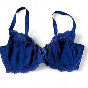 Olga Flirty Lace Trim Full Coverage Bra Size 38DDD 38F